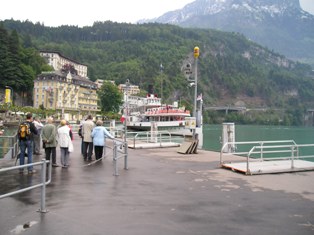 Anlegestelle in Brunnen