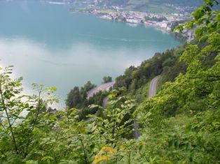 Stra�e nach Morschach